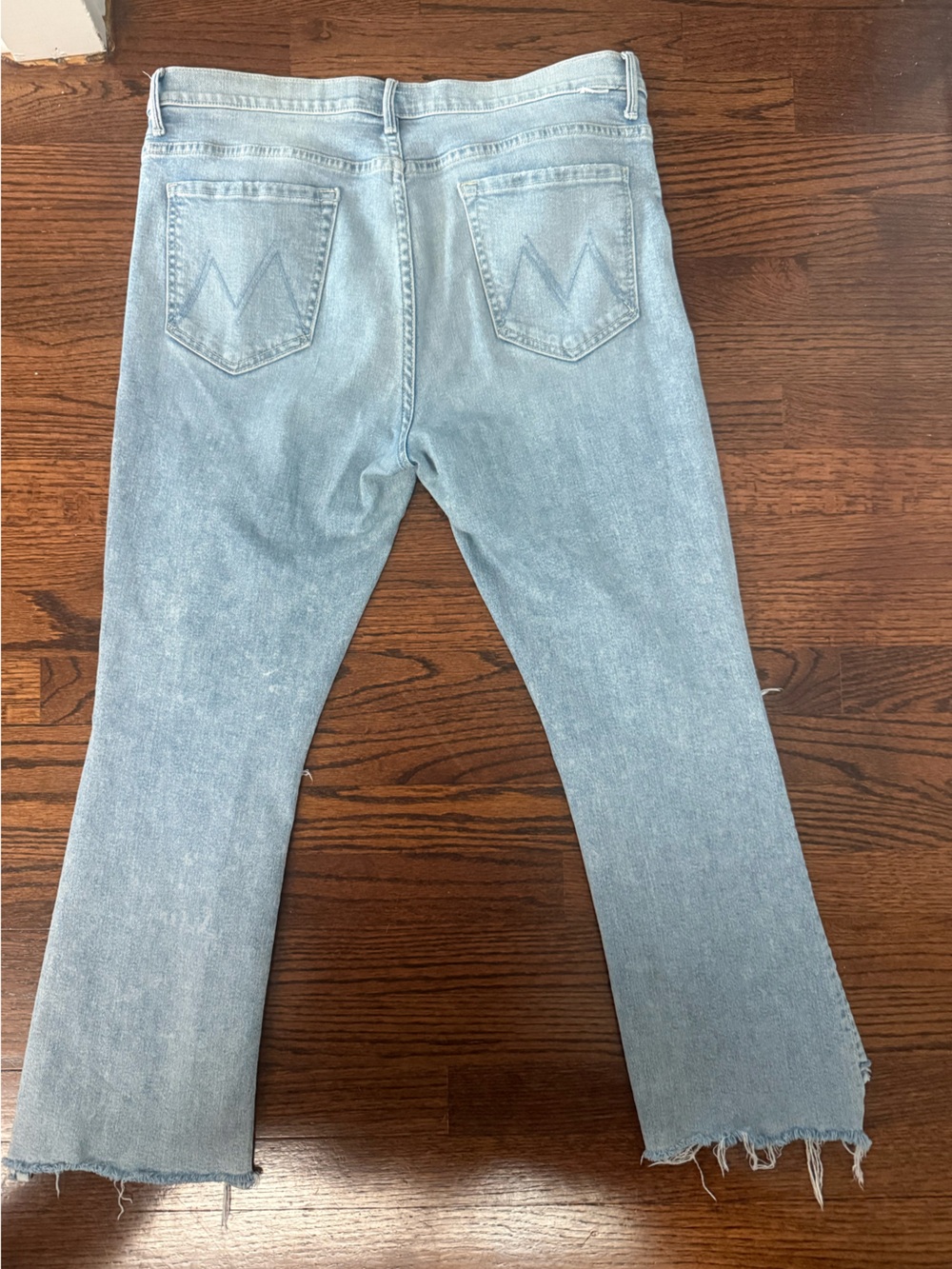MOTHER - Light Blue Distressed Jeans - Picture 6 of 8